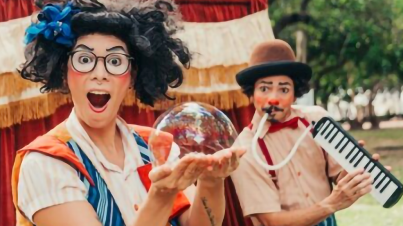 Praça Fernando Arens recebe espetáculo circense gratuito neste sábado