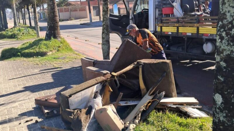 Mongaguá muda serviço de Cata-Cata para rodízio quinzenal com novo cronograma de bairros