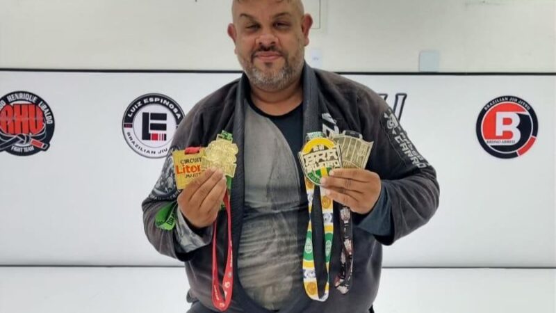 Luckas Ribeiro Gonçalves é o novo campeão brasileiro de Jiu-Jitsu na categoria Pesadíssima