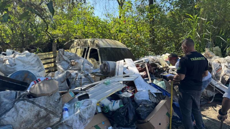 Mongaguá inicia ofensiva contra veículos abandonados com notificação de 7 dias