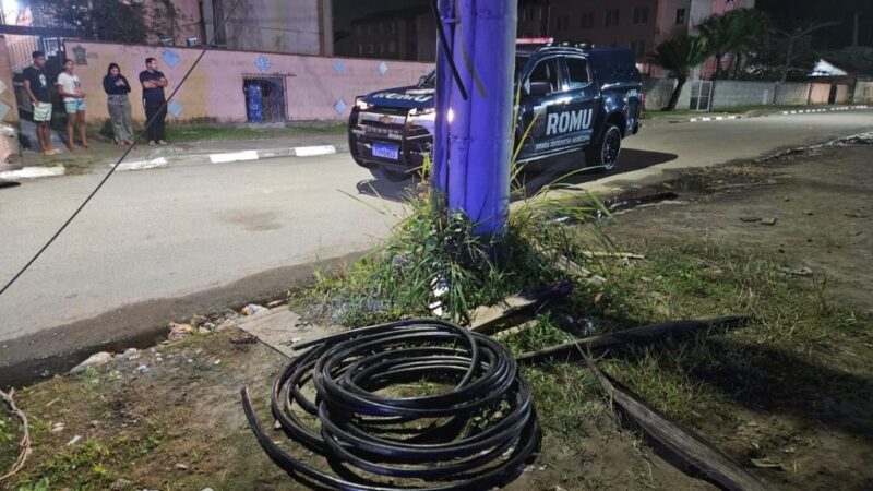 Guarda Municipal impede furto de cabos na Vila Atlântica