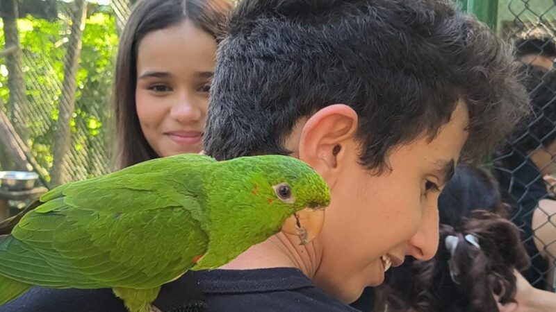 Estudantes da EMEF Hortência Quintino de Faria Botelho visitam Parque Ecológico em Mongaguá