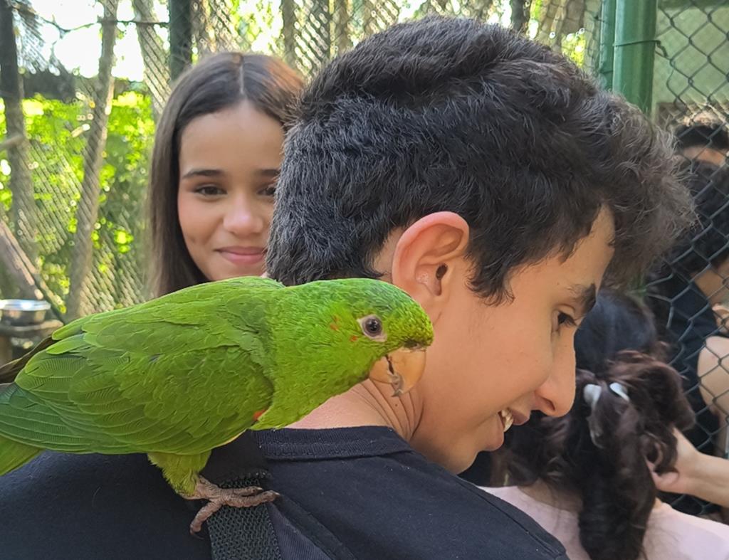 Estudantes da EMEF Hortência Quintino de Faria Botelho visitam Parque Ecológico em Mongaguá